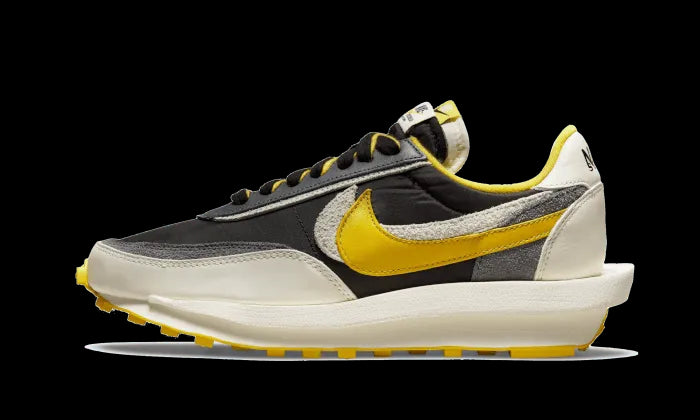 Nike LD Waffle Sacai Undercover Black Bright Citron PANORAMA